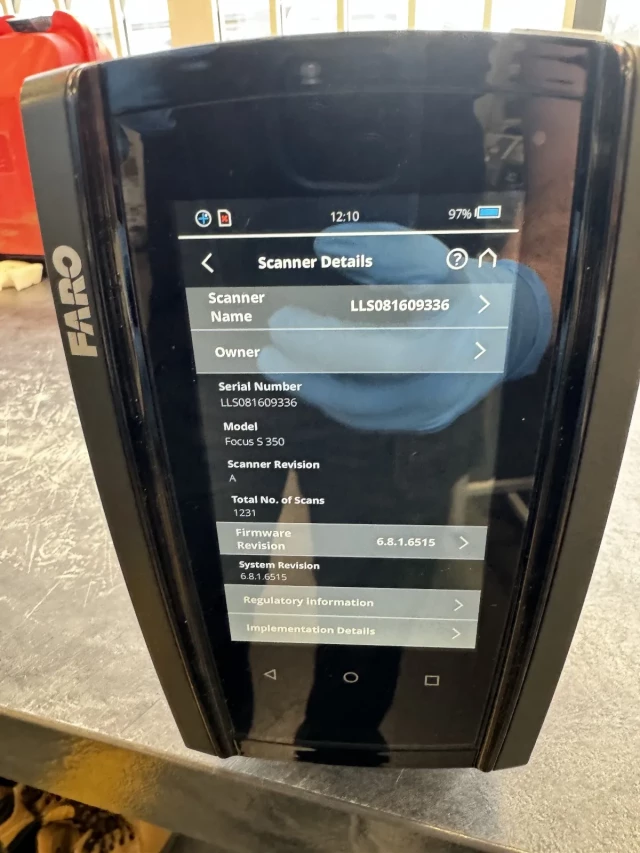 Faro S350 Calibrated in March 2023